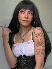 Animal Print Bodycon Slim Crop Top