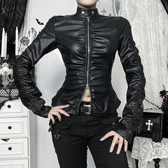 Slim Fit Zipper Detail Jacket