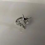 Irregular Cross Star Gothic Ring