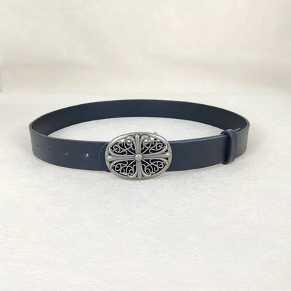 Unisex Gothic Cross Rivet Belt