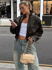 Vintage Turtleneck Zip Jacket