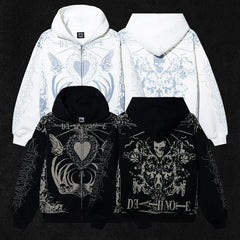 Y2K Revenge Gothic Shrine Printed Hoodie