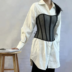 Sheer Mesh Corset