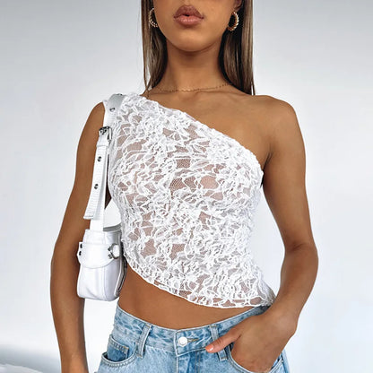 Solid Color Flower Lace Cardigan Crop Top