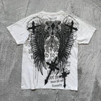 Graphic Print Oversized Cotton T-shirt