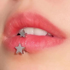 Star U-Shaped Hypoallergenic Lip Stud