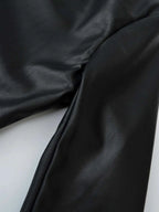 Slim Fit Fringed Biker Jacket