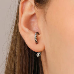 Gothic Animal Snake Hook Personality Earring
