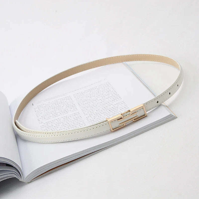 PU Gothic Leather Pin Buckle Belt