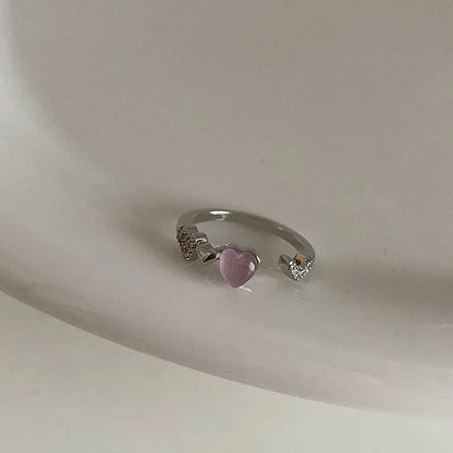 Vintage Gothic Zircon Cross Ring