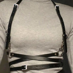 Sexy Gothic Leather Corset Belt