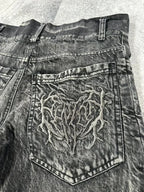 Antique Patchwork Denim Short