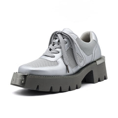 Black Platform Loafer Party Sneaker