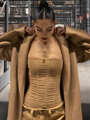 Mesh Backless Patchwork Slim Tank Crop Top