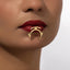 Colorful Windmill Titanium Steel Cute Lip Stud