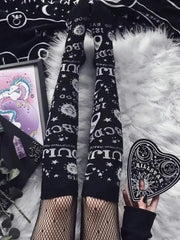 Harajuku Goth Lolita JK High Knee Soft Socks