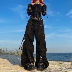 Punk Gothic Y2K Wide Leg Pant