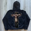 Gothic Hip Hop Graphic Print Hoodie
