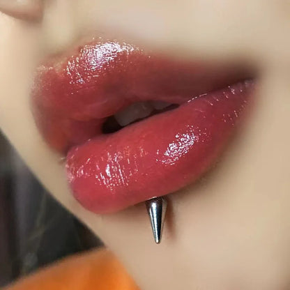 Shark Goth Cyber Lip Stud