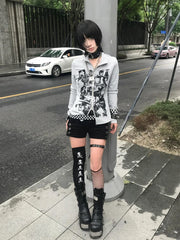 Knit Punk Style Jacket