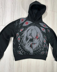 Y2K Gothic Cartoon Zipper Hoodie