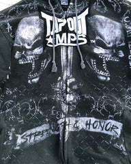 Retro Y2K Gothic Skull Zipper Hoodie