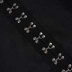 Off-Shoulder Hollow Out Corset Blouse