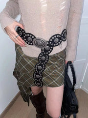 High-End Gothic Vintage Western Belt