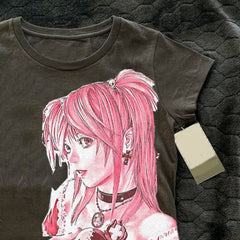 Gothic Harajuku Graphic Cotton T-shirt