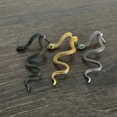 Exaggerated Gothic Snake Detachable Stud Earring