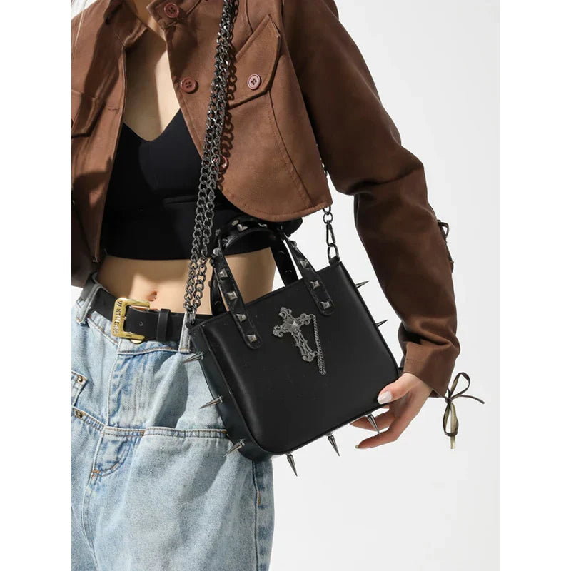 Sharp Rivets Gothic Goth Dark Metal Punk Cute Harajuku Bag Halloween Main image