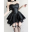 Hollow Tie Lace Mini Dress