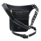 Steampunk Rock Waist Leg Hip Belt Motorcycle Fanny Packs Multi Chain Rivet Bag Halloween