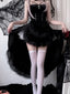 Dovetail Halter Witch Gothic Midi Dress
