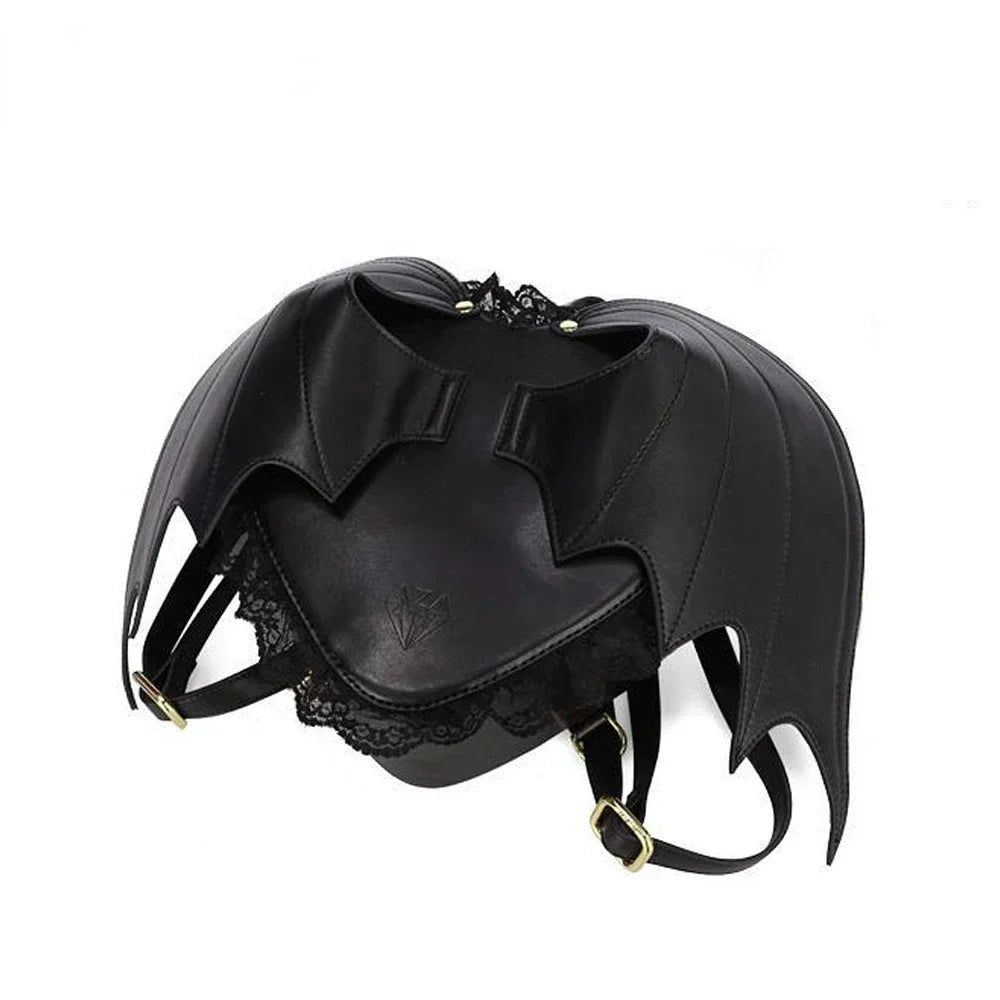 Women Bat Wing Punk Stylish Newest Angel Wings Cute Devil Bag Halloween