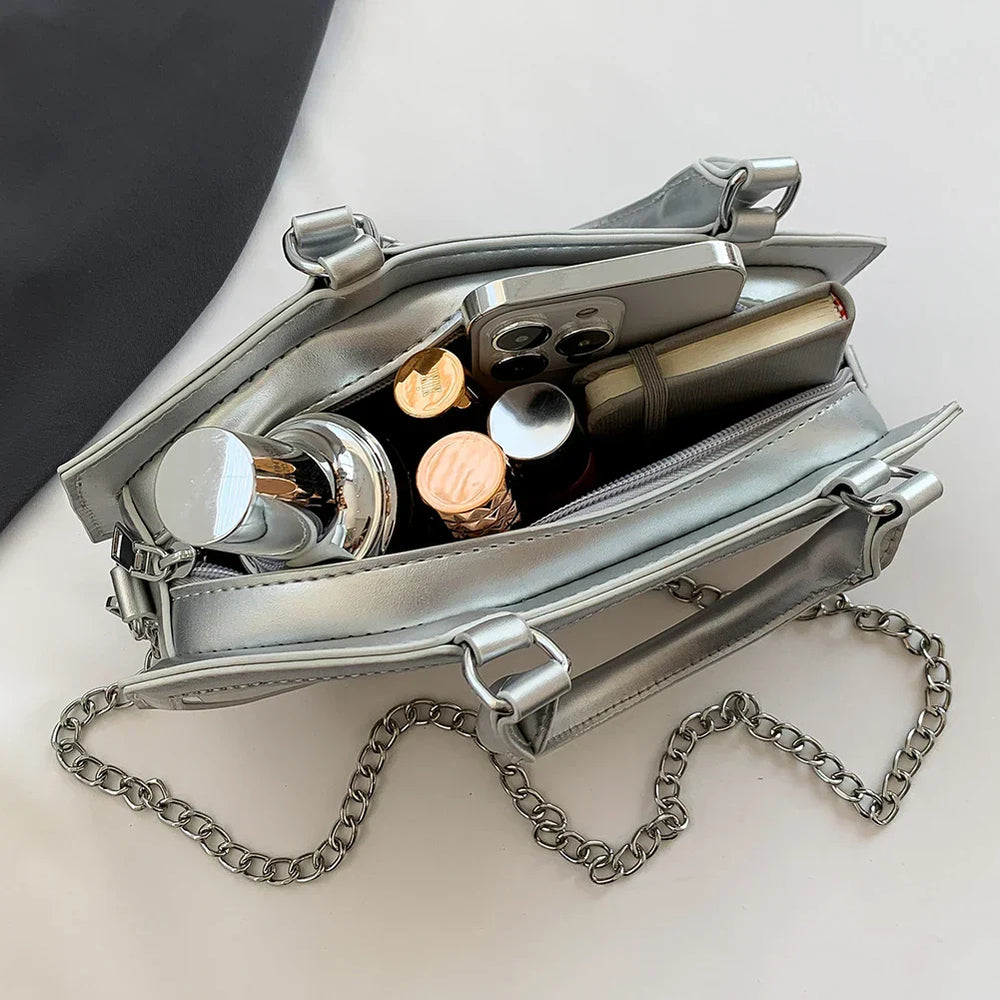 Large Capacity Coffin Shape Phone Shoulder Pu Top Handle Travel Cosmetic Crossbody Bag Halloween