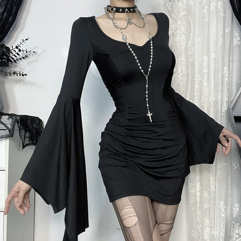 Batwing Long Sleeve Mini Dress Main image