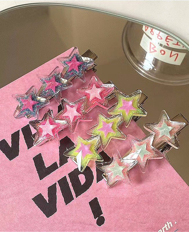 Y2K Girl Star Hair Accs