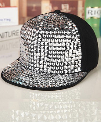 Laser Rhinestone Punk Hat Secondary image