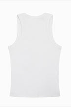 Studded Star Letter Print Tank Top