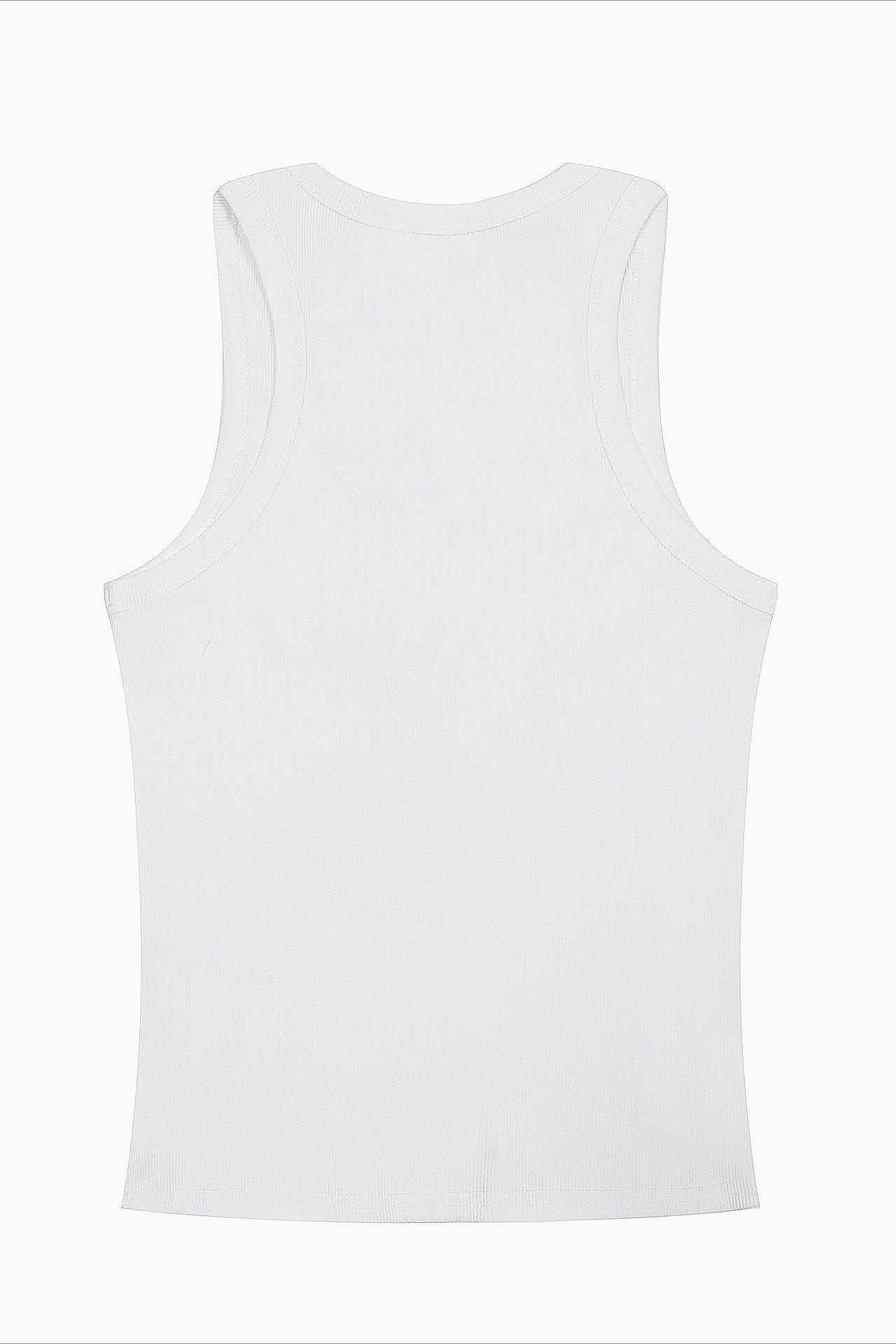 Studded Star Letter Print Tank Top