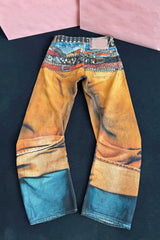 Vintage Washed High Street Pants