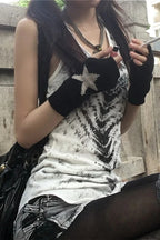 Y2K Street Animal Print Tank Top