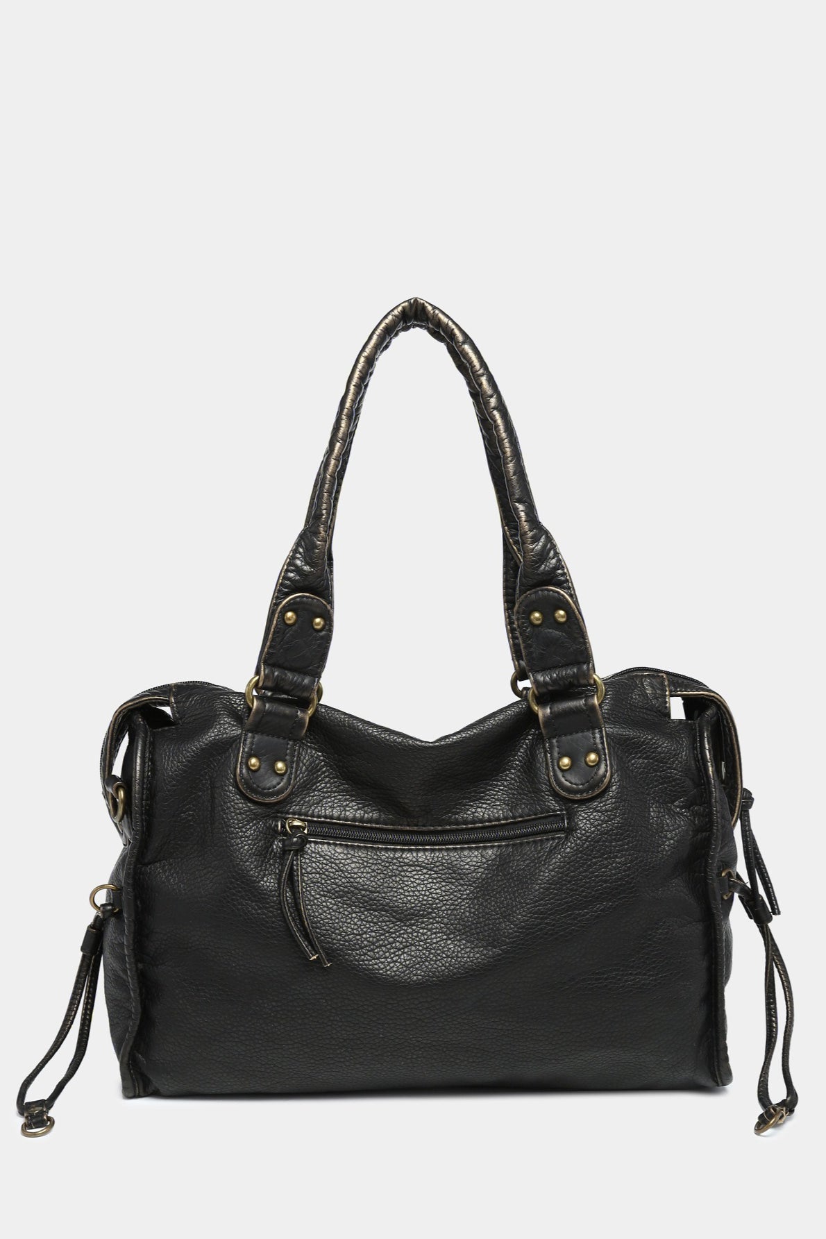 Y2K Wasteland Heavy Distressed Motorcycle Bag
