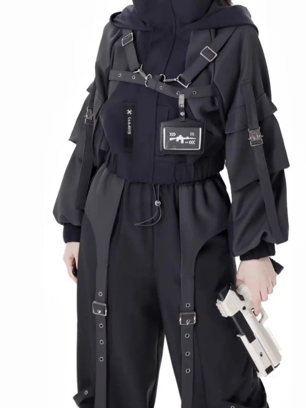 Mechanical Style Zipper Jacket Secondary image
