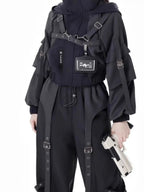 Mechanical Style Zipper Jacket
