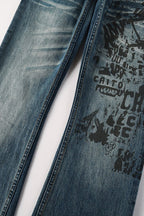 Assorted Wash Flare Jeans