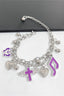 Y2K Note Butterfly Heart Cross Rock Bracelet