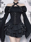Gothic High-Waist Cake Skirt