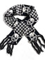 Punk Y2K Skull Thick Knit Scarf